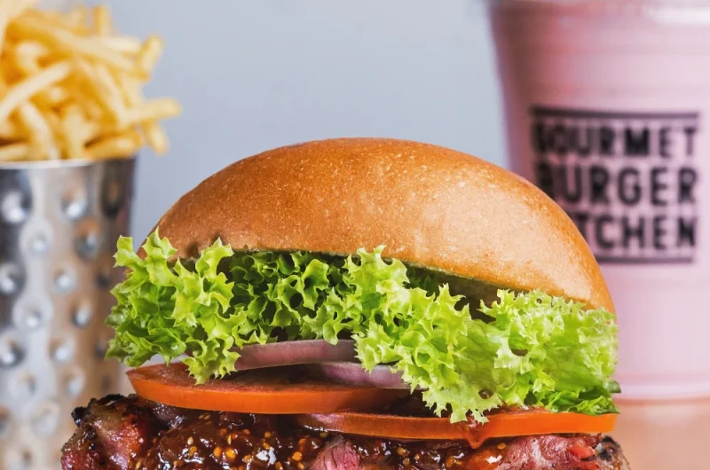 Baked delicious mozzarella chicken Burger