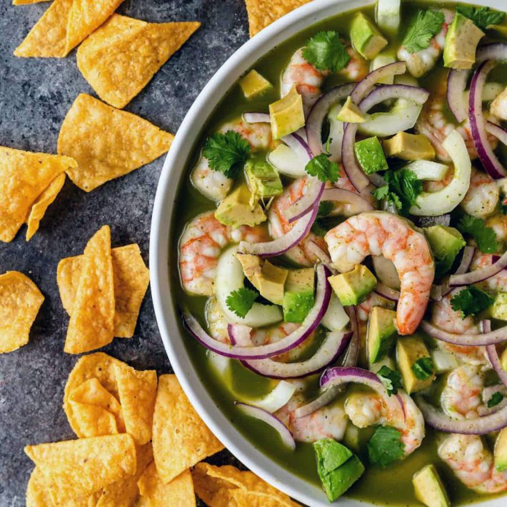 Authentic Mexican Aguachile Recipe with Shrimp