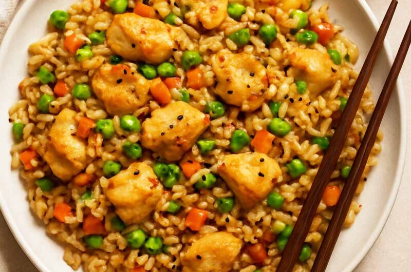 Chicken Fried Rice with Garlic & Ginger