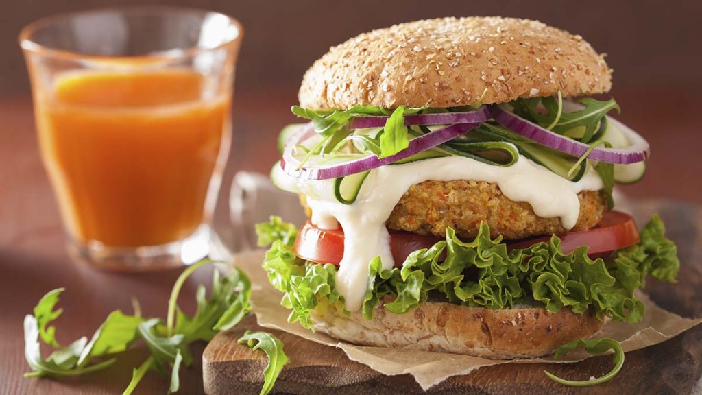 Healthy Vegan Chickpea Burger Recipe