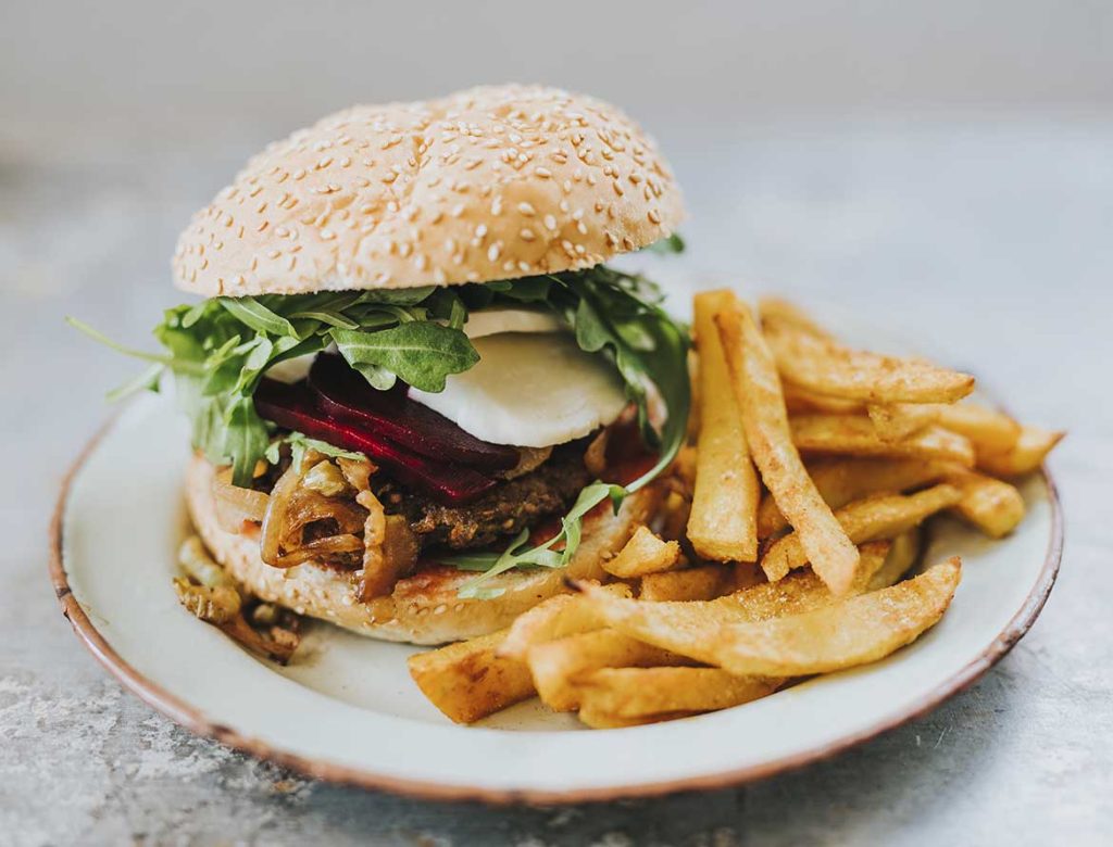 Vegan Chickpea Burger