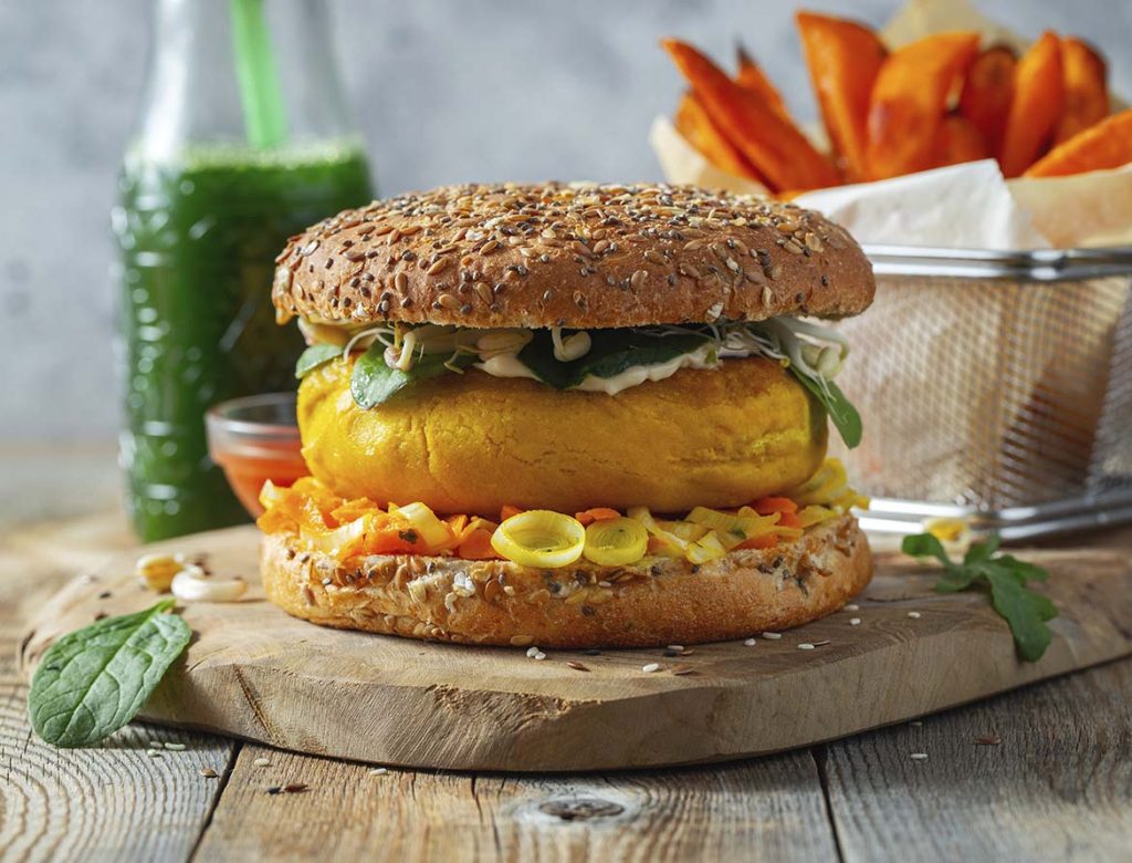 Vegan Chickpea Burger