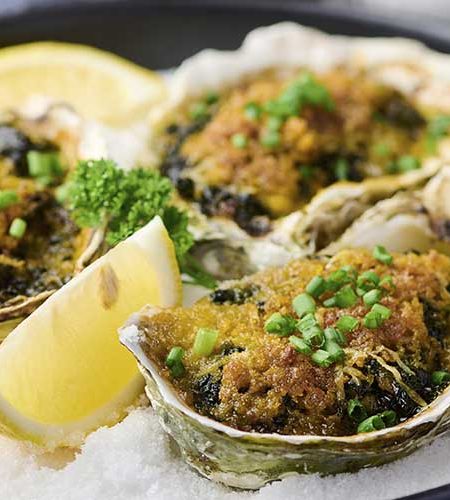 crispy parmesan oysters