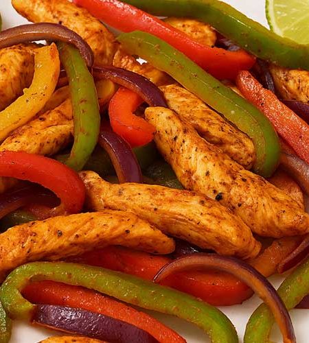 air fryer chicken fajitas
