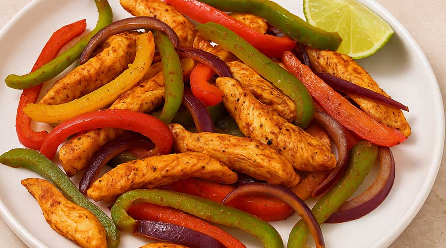 air fryer chicken fajitas