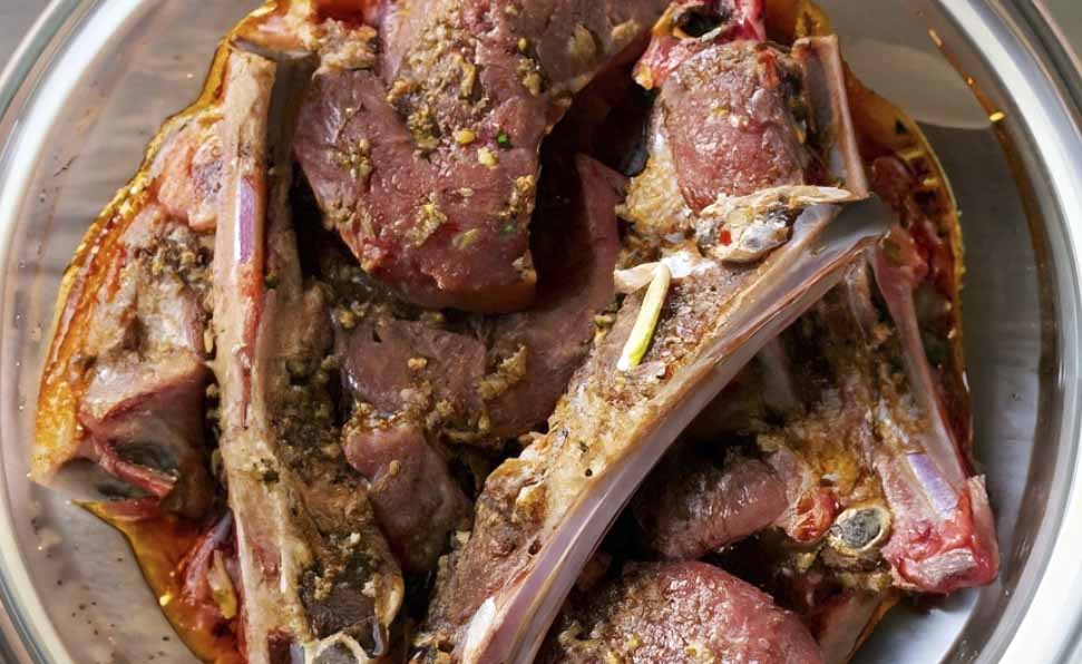 garlic rosemary lamb chops
