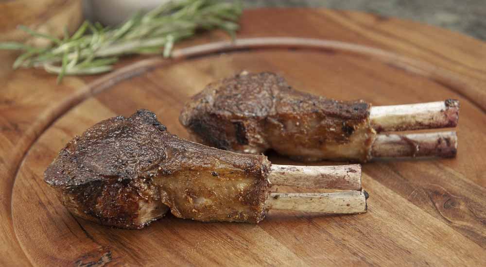 garlic rosemary lamb chops